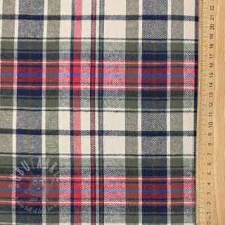 Bombažna tkanina YARN DYED CHECK BRUSHED pickle