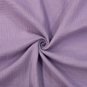 Dvojna gaza/muslin dark lilac ORGANIC